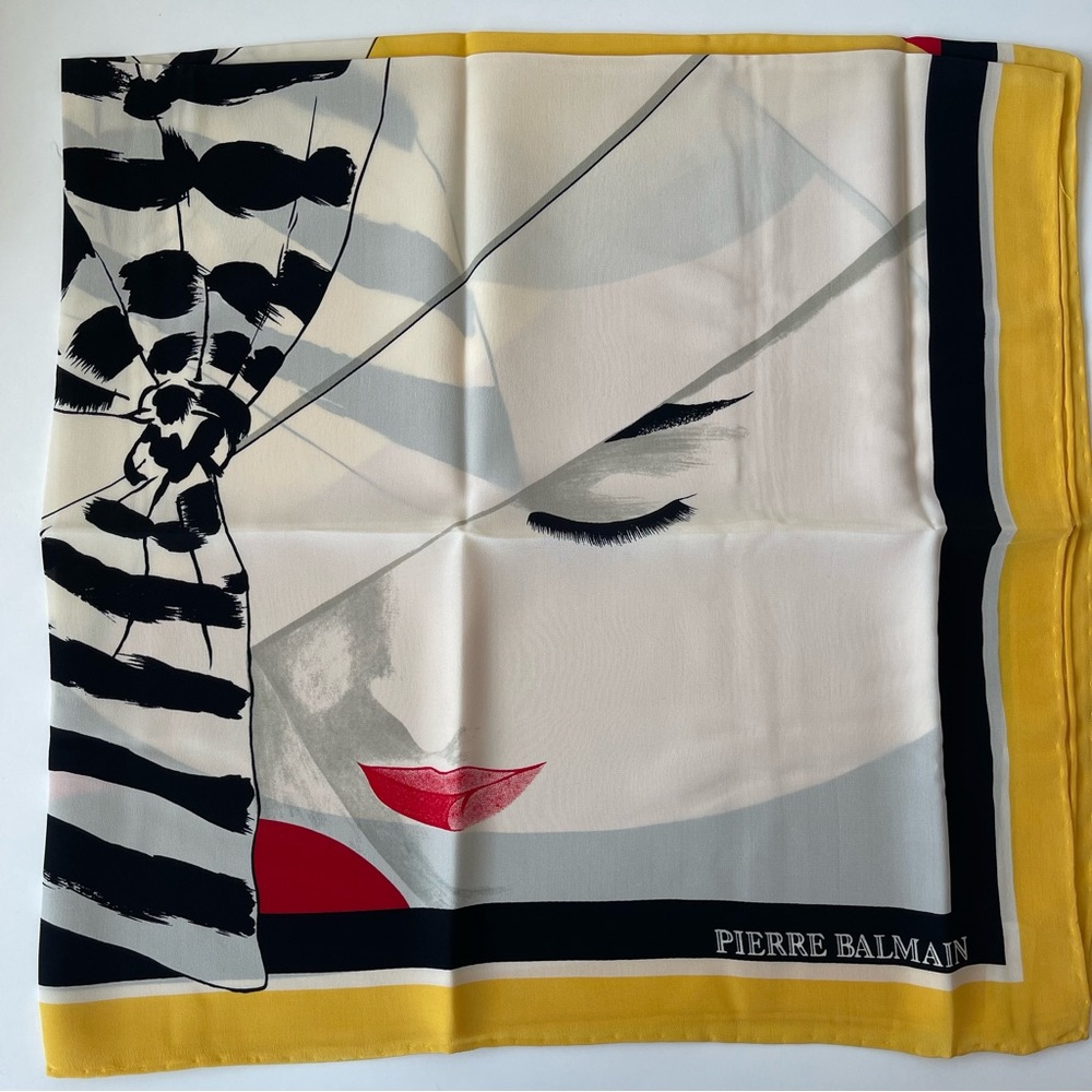Pierre Balmain Vintage silk scarf - Picture 5 of 5